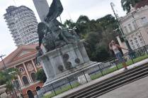A Praça da República e o Teatro da Paz, em Belém - PA